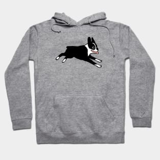 Boston Terrier | Cute Black and White Cartoon Dog Hoodie